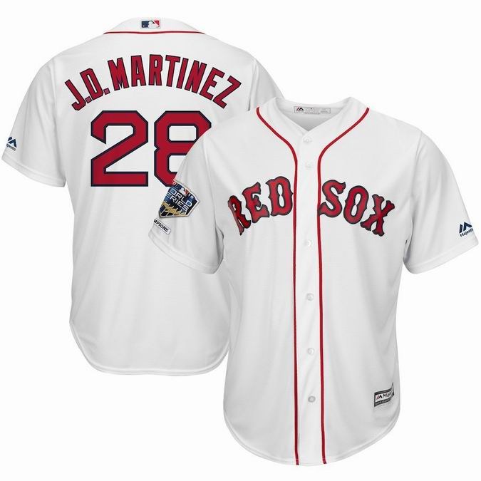 Boston Red Sox 2018 World Series Champions Cool Base Player Jerseys-012